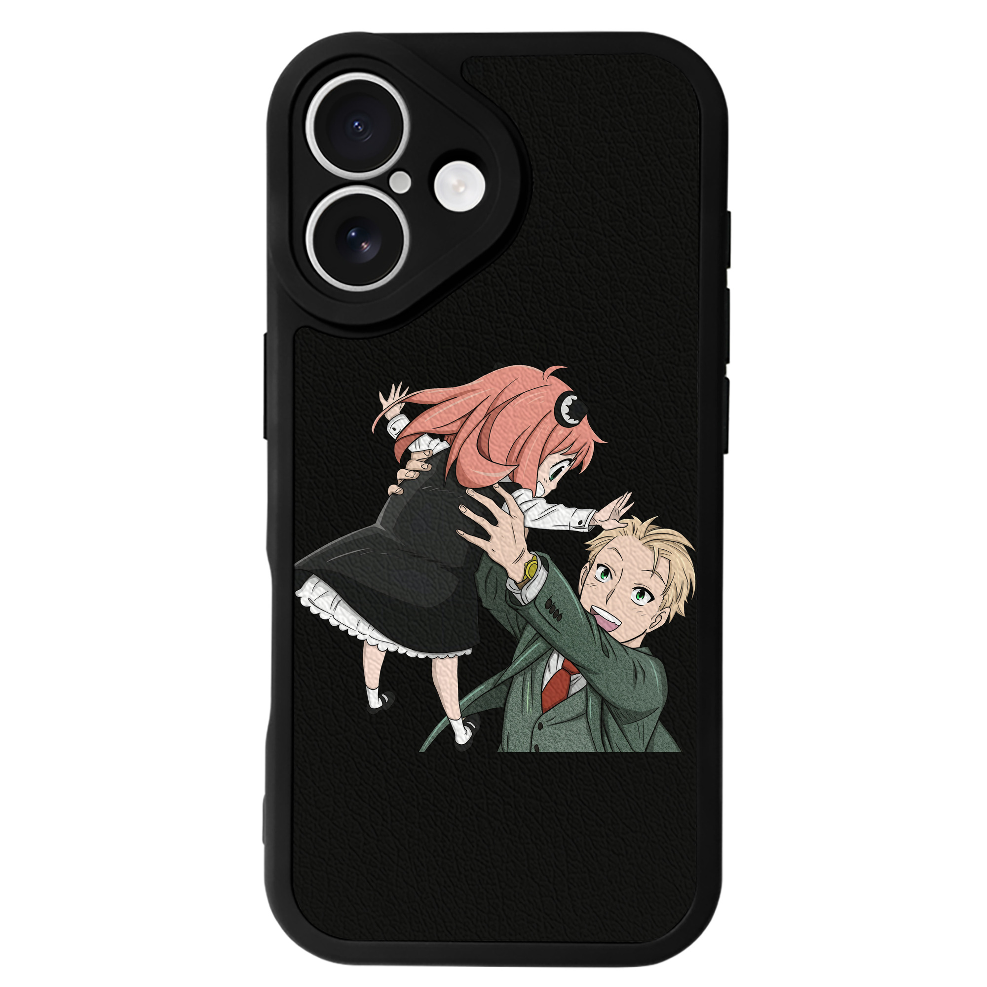 （画像用） SPY×FAMILY间谍家家酒 【iPhone 16シリーズ対応】シリコンスマホケース（レザー調） 材質：シリコン